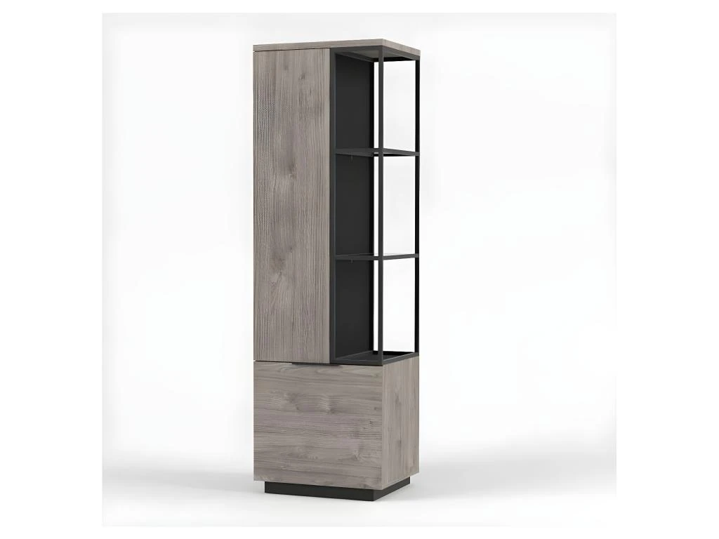 Bibliothèque 2 Portes Bois/Métal - LEOKI 7 Bibliothèque 2 Portes Bois/Métal - LEOKI – Image 5