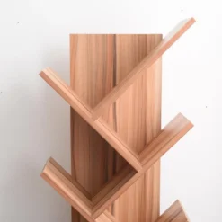 Etageres Bibliotheque Bois Brun Design 160x44,5x22 -Pas Cher Mobiliora Magasin bibliotheque 18400613