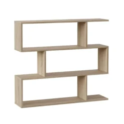 Bibliothèque 3 Niveaux Chêne - TABA - L 110 X L 25 X H 97 Cm -Pas Cher Mobiliora Magasin bibliotheque 19822797