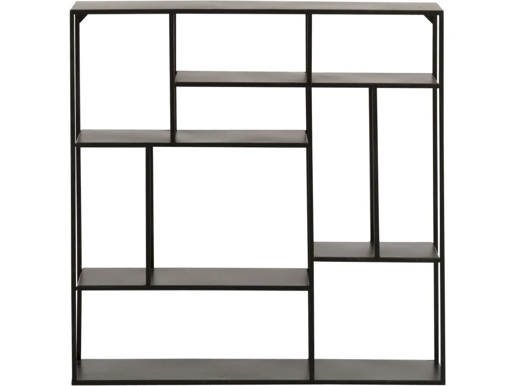 Bibliothèque Murale Metal Noir Black Rock 4 Bibliothèque Murale Metal Noir Black Rock – Image 2