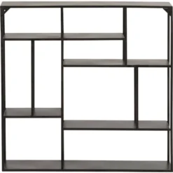 Bibliothèque Murale Metal Noir Black Rock 10 Bibliothèque Murale Metal Noir Black Rock -Pas Cher Mobiliora Magasin bibliotheque 21119273