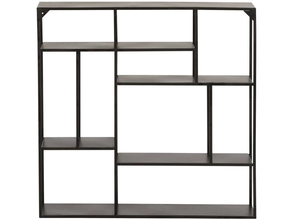 Bibliothèque Murale Metal Noir Black Rock 5 Bibliothèque Murale Metal Noir Black Rock – Image 3