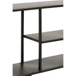 Bibliothèque Murale Metal Noir Black Rock 13 Bibliothèque Murale Metal Noir Black Rock -Pas Cher Mobiliora Magasin bibliotheque 21119279