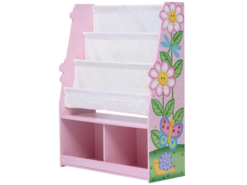 Etagère De Rangement Enfant Fille En Bois Magic Garden Rose 3 Etagère De Rangement Enfant Fille En Bois Magic Garden Rose