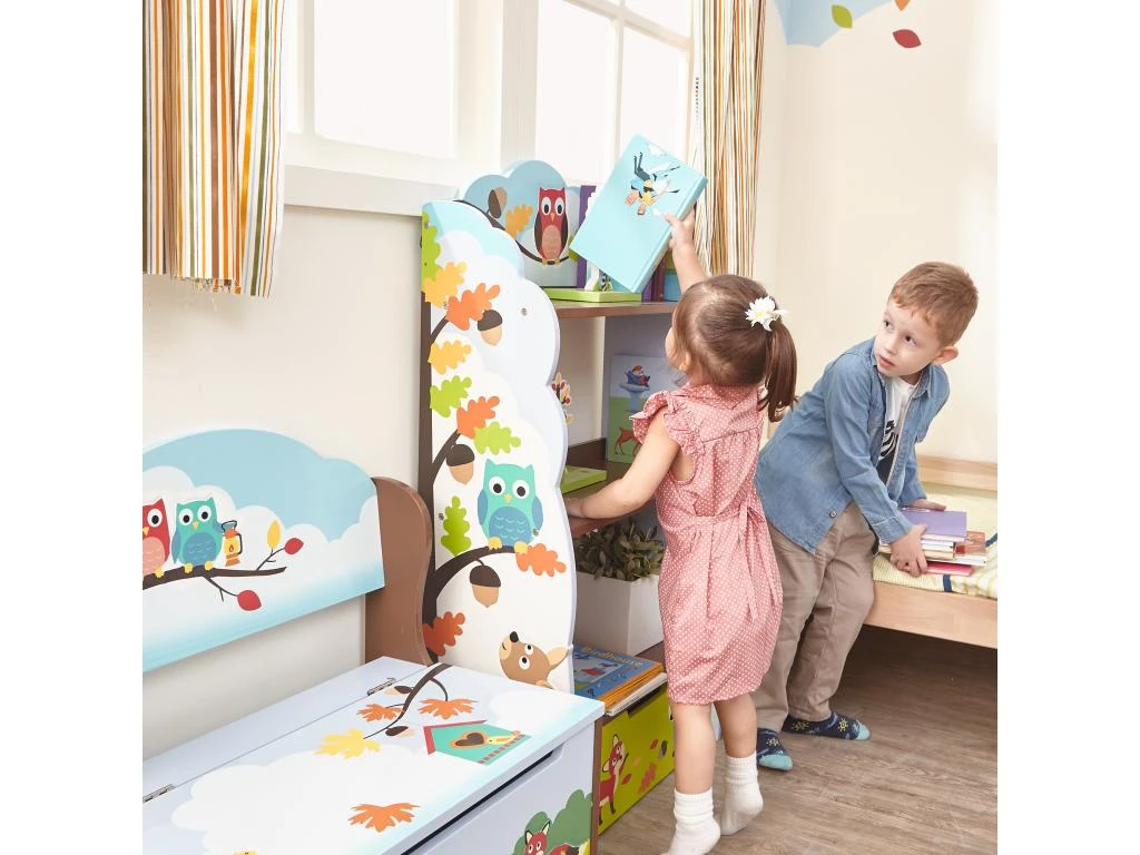 Bibliothèque En Bois Bleu Enfant Fille Garçon Fantasy Fields TD-11704A 4 Bibliothèque En Bois Bleu Enfant Fille Garçon Fantasy Fields TD-11704A – Image 2