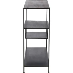 Bibliothèque Metal Noir Billeroy -Pas Cher Mobiliora Magasin bibliotheque 21300005