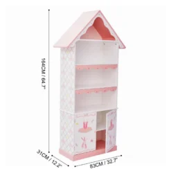 Fantasy Fields Bibliothèque Enfant Swan Lake En Bois Fille Bébé TD-12717A -Pas Cher Mobiliora Magasin bibliotheque 21305965