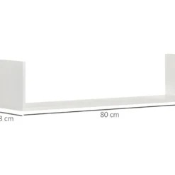 Lot De 3 étagères Murales SANTOS Blanches 9 Lot De 3 étagères Murales SANTOS Blanches -Pas Cher Mobiliora Magasin bibliotheque 21988597