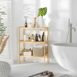 Etagère De Rangement MERITI Bambou 11 Etagère De Rangement MERITI Bambou -Pas Cher Mobiliora Magasin bibliotheque 21988621