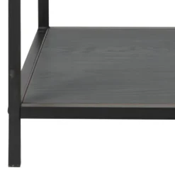 Sea Étagère Avec 4 Tablettes De Rangement Asymétriques, Finition Frêne, Noir. -Pas Cher Mobiliora Magasin bibliotheque 22083251