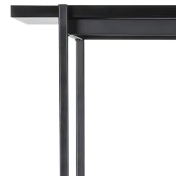 Angus Étagère Avec 5 Tablettes De Rangement Et 1 Porte, Noir. -Pas Cher Mobiliora Magasin bibliotheque 22083411