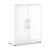 Prisme Armoire De Bureau 2 Portes. Blanc -Pas Cher Mobiliora Magasin bibliotheque 22083547