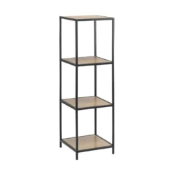 Sea Étagère Avec 3 Espaces De Rangement En Chêne.