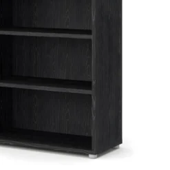 Prisme Étagère 4 Tablettes De Rangement. Imitation Frêne Noir. -Pas Cher Mobiliora Magasin bibliotheque 22083769