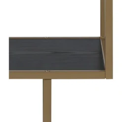 Sea Bibliothèque Avec 4 Tablettes De Rangement, Noir. -Pas Cher Mobiliora Magasin bibliotheque 22083905