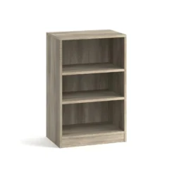 Petite Bibliothèque Design 2 étagères, Coloris Chêne Clair Collection TOLLY