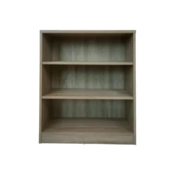 Bibliothèque Large Design 2 étagères, Coloris Chêne Clair Collection TOLLY -Pas Cher Mobiliora Magasin bibliotheque 22128185