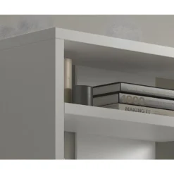 Bibliothèque Large Design, Coloris Blanc Collection MIRE 11 Bibliothèque Large Design, Coloris Blanc Collection MIRE -Pas Cher Mobiliora Magasin bibliotheque 22128379