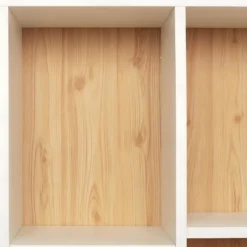 BILLY - Bibliothèque 14 Etagères Blanc Et Bois 10 BILLY - Bibliothèque 14 Etagères Blanc Et Bois -Pas Cher Mobiliora Magasin bibliotheque 22921949