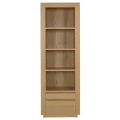 Bibliothèque Avec 4 étagères Et 1 Porte - Chêne Huilé - SYMPHONIE 22 Bibliothèque Avec 4 étagères Et 1 Porte - Chêne Huilé - SYMPHONIE -Pas Cher Mobiliora Magasin bibliotheque 305125