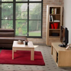 Bibliothèque Avec 4 étagères Et 1 Porte - Chêne Huilé - SYMPHONIE 17 Bibliothèque Avec 4 étagères Et 1 Porte - Chêne Huilé - SYMPHONIE -Pas Cher Mobiliora Magasin bibliotheques et etageres 221305