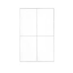 Vaisselier 4 Portes Laqué Blanc Brillant - TREVISE