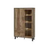 Vaisselier 2 Portes 2 Tiroirs Bois/Métal - NINO -Pas Cher Mobiliora Magasin buffet 11140275