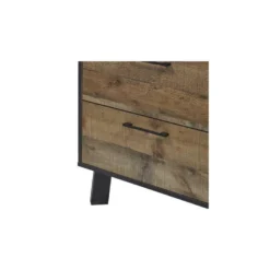 Vaisselier 2 Portes 2 Tiroirs Bois/Métal - NINO 9 Vaisselier 2 Portes 2 Tiroirs Bois/Métal - NINO -Pas Cher Mobiliora Magasin buffet 11140281