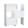 Meuble Polyvalent, 100% Aggloméré Plaqué Mélaminé, Coloris Blanc 65x89,8x31,5 -Pas Cher Mobiliora Magasin etagere 14280139