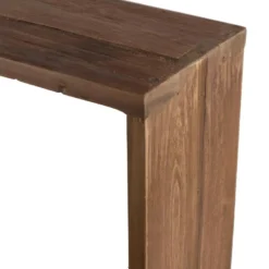 ALIDA - Étagère Murale Rectangulaire Marron 2 Niches Bois Teck Recyclé -Pas Cher Mobiliora Magasin etagere 14652997