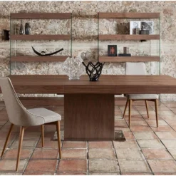 Étagère En Noyer Et Verre 3091 ANGEL CERDA 20 Étagère En Noyer Et Verre 3091 ANGEL CERDA -Pas Cher Mobiliora Magasin etagere 14730795