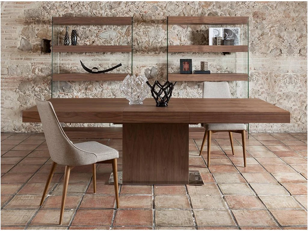 Étagère En Noyer Et Verre 3091 ANGEL CERDA 11 Étagère En Noyer Et Verre 3091 ANGEL CERDA – Image 9