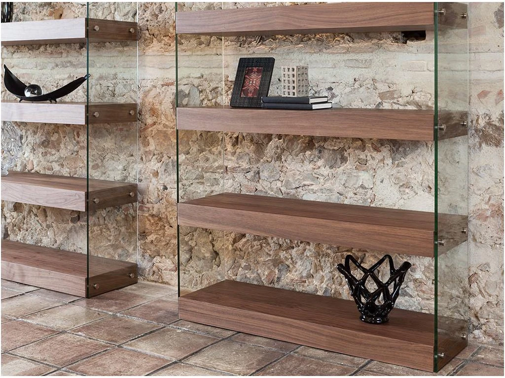 Étagère En Noyer Et Verre 3091 ANGEL CERDA 12 Étagère En Noyer Et Verre 3091 ANGEL CERDA – Image 10