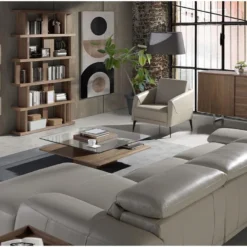 Étagère En Bois Couleur Noyer 3023 ANGEL CERDA 21 Étagère En Bois Couleur Noyer 3023 ANGEL CERDA -Pas Cher Mobiliora Magasin etagere 14730917