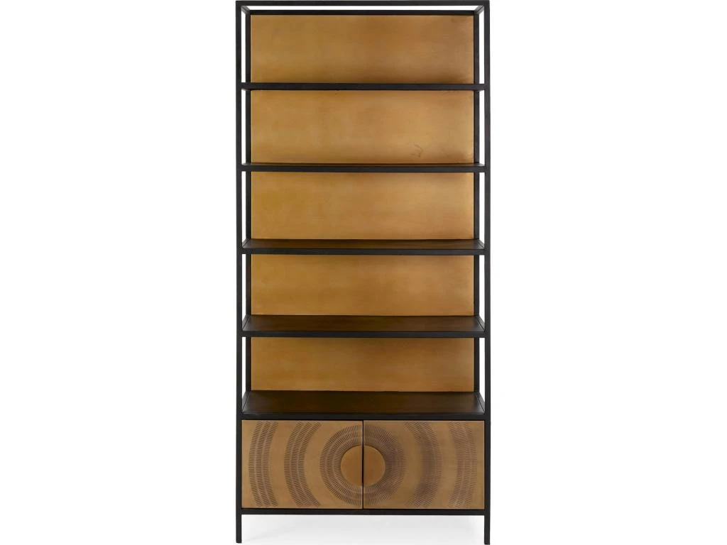 Étagère Métal -- Doré/Noir 4 Étagère Métal -- Doré/Noir – Image 2