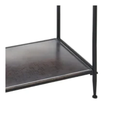 Etagère 4 Niches 1tiroir Noir Marron/Métal - AZZARI 13 Etagère 4 Niches 1tiroir Noir Marron/Métal - AZZARI -Pas Cher Mobiliora Magasin etagere 17628333