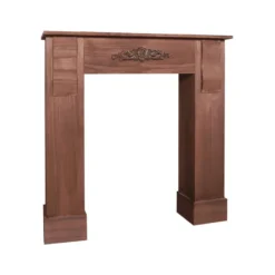 Cadre Cheminée Décoratif Bois Marron Clair Rustique 98x97x22,5 10 Cadre Cheminée Décoratif Bois Marron Clair Rustique 98x97x22,5 -Pas Cher Mobiliora Magasin etagere 18397593