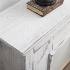 Cadre Decoratif Encadrement Cheminee Bois Gris Shabby 100x105x21 -Pas Cher Mobiliora Magasin etagere 18400733