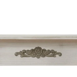 Manteau Cheminée Décorative Bois Gris Retro 98,5x96,5x22,5 -Pas Cher Mobiliora Magasin etagere 18400747