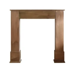 Encadrement Cheminée Decorative Bois Marron Shabby 100x105x21 -Pas Cher Mobiliora Magasin etagere 18400773