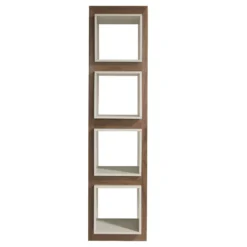 Étagère De Noyer Et Cubes Gris 3027 ANGEL CERDA 13 Étagère De Noyer Et Cubes Gris 3027 ANGEL CERDA -Pas Cher Mobiliora Magasin etagere 18427653