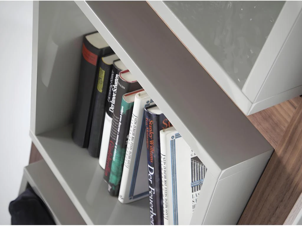 Étagère De Noyer Et Cubes Gris 3027 ANGEL CERDA 12 Étagère De Noyer Et Cubes Gris 3027 ANGEL CERDA – Image 10