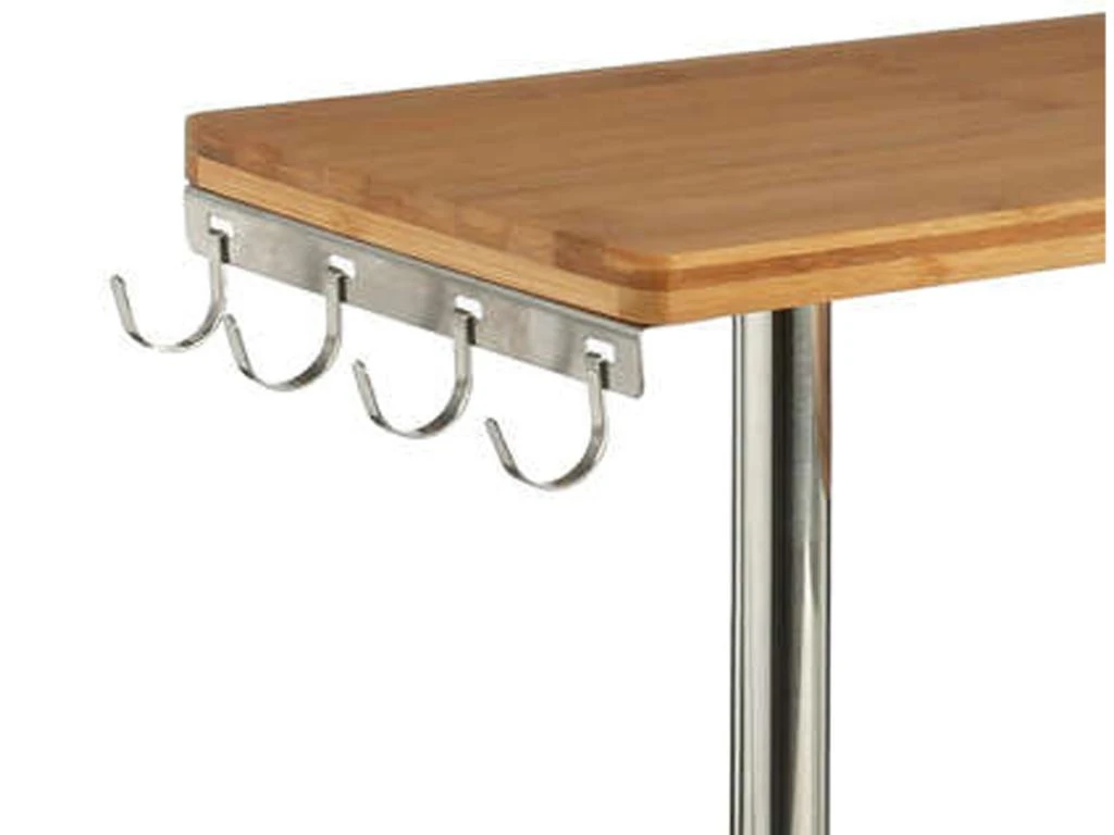 Etagère D'angle En Bambou Pour La Cuisine L.45xP.43xH.38,5cm 4 Etagère D'angle En Bambou Pour La Cuisine L.45xP.43xH.38,5cm – Image 2