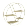 Étagère Murale 4 Niveaux En Métal Doré D 50 X P 13 Cm -Pas Cher Mobiliora Magasin etagere 19803971