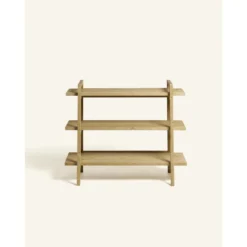 Etagère D’entrée En Bois D’épicéa En Couleur Naturel -Pas Cher Mobiliora Magasin etagere 19882693