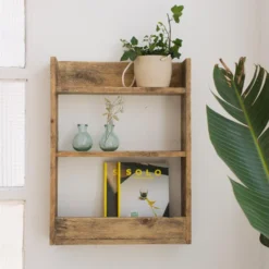Etagère En Bois De Couleur Marron 60 Cm 11 Etagère En Bois De Couleur Marron 60 Cm -Pas Cher Mobiliora Magasin etagere 19887539