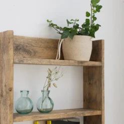 Etagère En Bois De Couleur Marron 60 Cm 12 Etagère En Bois De Couleur Marron 60 Cm -Pas Cher Mobiliora Magasin etagere 19887541