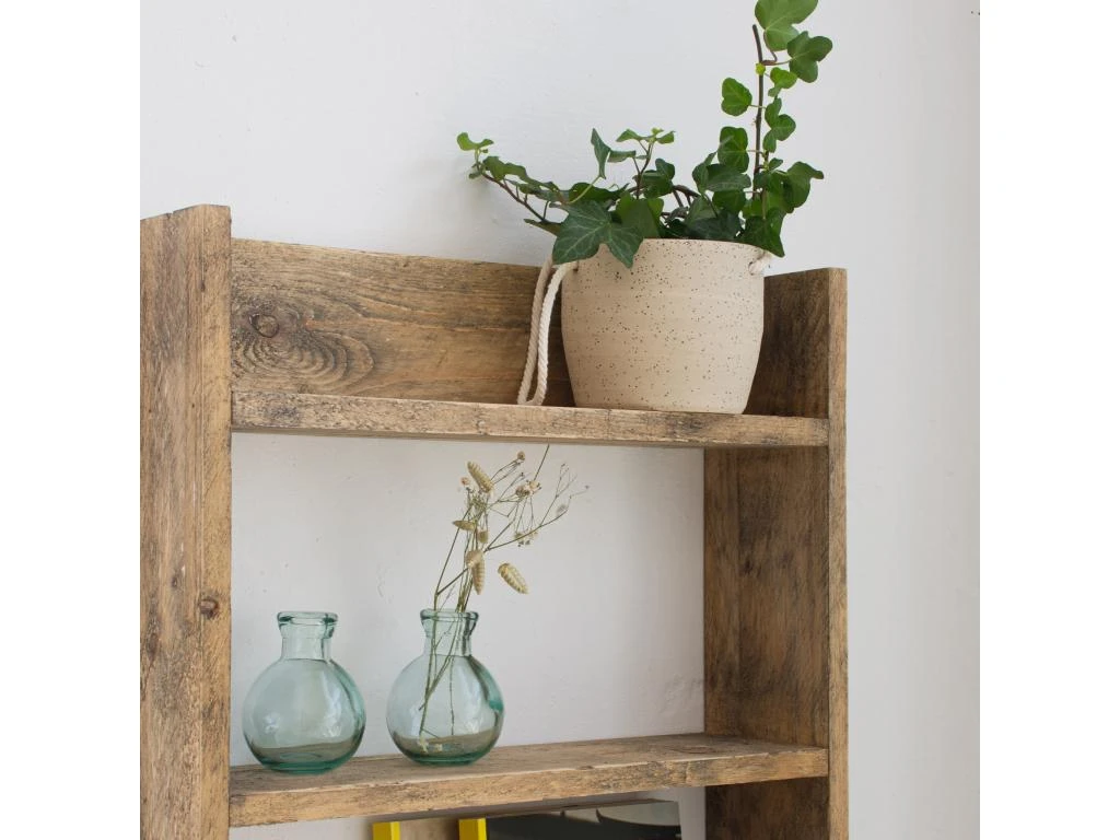 Etagère En Bois De Couleur Marron 60 Cm 7 Etagère En Bois De Couleur Marron 60 Cm – Image 5