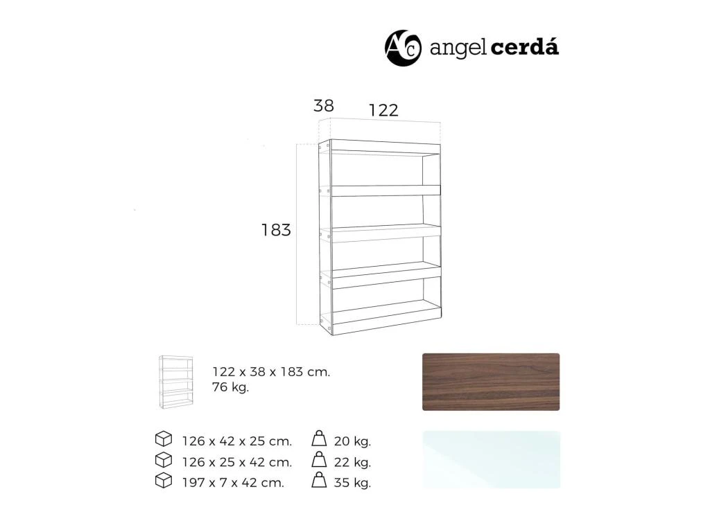 Étagères Bois Et Côtés Verre Trempé 9 Étagères Bois Et Côtés Verre Trempé – Image 7