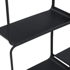 Etagère - 5 Tablettes - Métal - Noir - ASUNTA -Pas Cher Mobiliora Magasin etagere 20294543